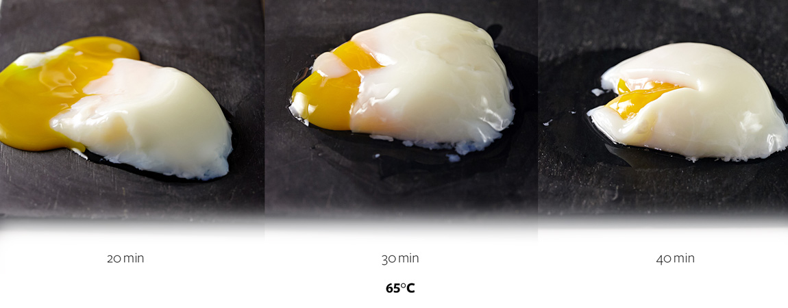 Huevos a baja temperatura